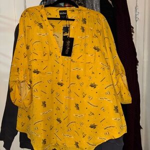 Hufflepuff Yellow Women's Top by Torrid